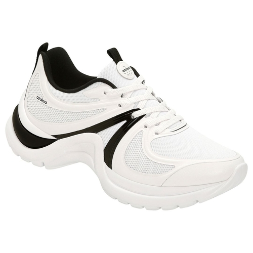 tenis azaleia preto e branco