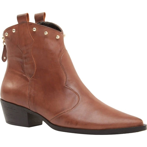 bota western cano curto feminina