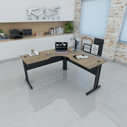 Mesa 1.20x1.20 Em L Delta Estação de Trabalho Escritório Escrivaninha CMP15 - KASMOBILE Menor preço em Mesa 1.20x1.20 Em L Delta Estação de Trabalho Escritório Escrivaninha CMP15 - KASMOBILE