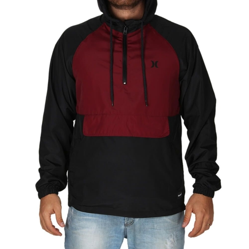 corta vento hurley vermelho
