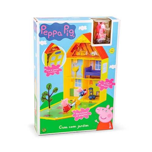 Casa com Jardim Peppa Pig - DTC - Ri Happy