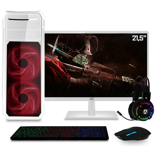 Pc Gamer Firstblood Amd Ryzen 5 2400g 3.9ghz" (radeon Vega 11 Graphics) 8gb Ddr4 Hd 2tb Monitor Led 21,5" Hdmi Com Kit Gamer Pc Gamer Firstblood Amd Ryzen 5 2400g 3.9ghz" (radeon Vega 11 Graphics) 8gb Ddr4 Hd 2tb Monitor Led 21,5" Hdmi Com Kit Gamer