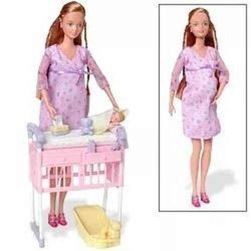 Boneca Barbie Grávida Midge Baby Família Feliz Vintage Top em Promoção na  Americanas