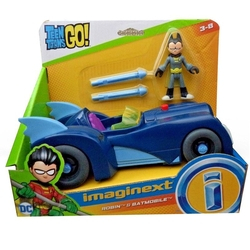 Figura e Veículo - Imaginext - DC Comics - Teen Titans Go - Robin e Batmóvel - Fisher-Price - DTM82 Menor preço em Figura e Veículo - Imaginext - DC Comics - Teen Titans Go - Robin e Batmóvel - Fisher-Price - DTM82
