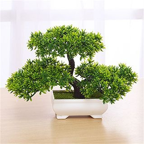 Mini Criativa Bonsai Artificial Decoração Planta Não Faded Sem Mini Criativa Bonsai Artificial