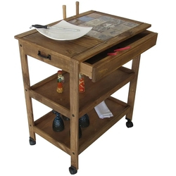 Carrinho de Churrasco Mesa Gourmet Cerâmica Churrasqueira W02 Madeira Maciça Imbuia - Lyam Decor é ruim? Carrinho de Churrasco Mesa Gourmet Cerâmica Churrasqueira W02 Madeira Maciça Imbuia - Lyam Decor é boa?