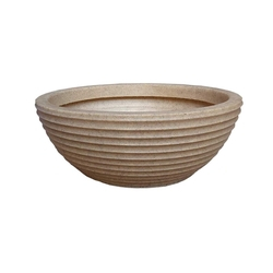 Vaso Bacia Cuia De Planta P/ Horta Design Moderno em Resina de Polietileno 40x14 - Areia Menor preço em Vaso Bacia Cuia De Planta P/ Horta Design Moderno em Resina de Polietileno 40x14 - Areia