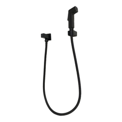 Ducha Higiênica Completa Quadrado Preto Fosco Black Matte Menor preço em Ducha Higiênica Completa Quadrado Preto Fosco Black Matte