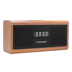 Caixa De Som Goldship Bluetooth 20w Com Radio Relogio Nostalgic 4 Em 1 Cx-1490 Menor preço em Caixa De Som Goldship Bluetooth 20w Com Radio Relogio Nostalgic 4 Em 1 Cx-1490
