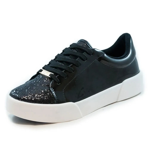 tenis vizzano preto com brilho