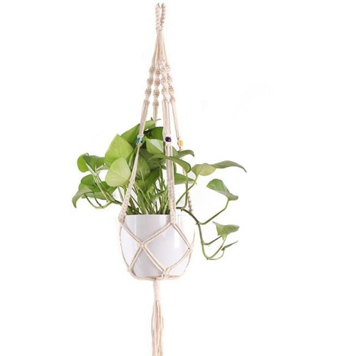Handmade Tapeçaria Nest Planta Hanger vaso Planta 100 centímetros / 40 polegadas Hanger Modern Home Decor Casual Garden Handmade Tapeçaria Nest Planta Hanger vaso Planta 100 centímetros / 40 polegadas Hanger Modern Home Decor Casual Garden