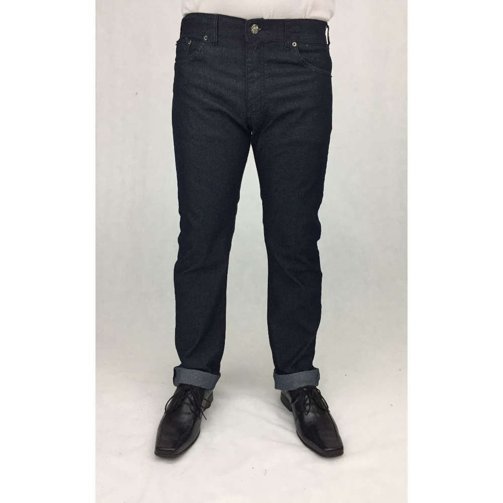 Calça Jeans Masculina Com Elastano Vilejack Básica Tradicional Azul 38