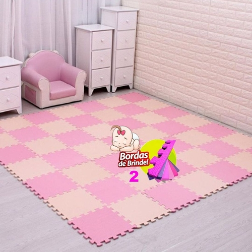 Tapete eva infantil rosa Clearance