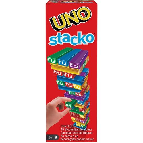 Briquedo Jogo Uno Stacko - Mattel