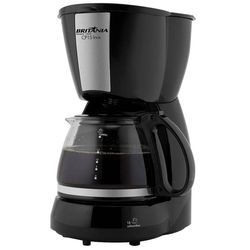 Cafeteira Elétrica Britânia CP15 15 Xícaras com Jarra de Vidro Preto Menor preço em Cafeteira Elétrica Britânia CP15 15 Xícaras com Jarra de Vidro Preto