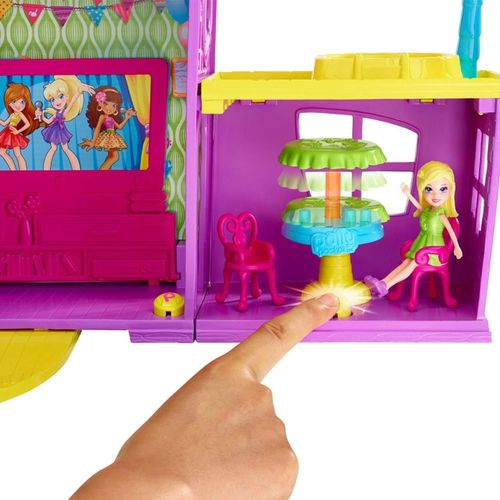 Brinquedo Boneca Mega Casa Surpresa Escala Polly Pocket GFR12 Completa  Original Matel Poly Playset em Promoção na Americanas