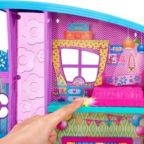 Polly Pocket Mega Casa de Supresas 60 cm Com elevador e boneca - Mattel em  Promoção na Americanas