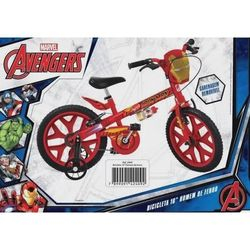 Bicicleta Aro 16 Homem de Ferro Vingadores Brinquedos Bandeirante - Vermelha Menor preço em Bicicleta Aro 16 Homem de Ferro Vingadores Brinquedos Bandeirante - Vermelha