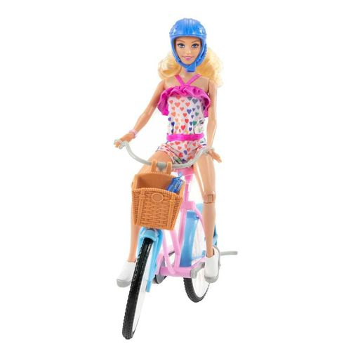 Barbie Real Boneca e Bicicleta - FTV96 - Mattel –