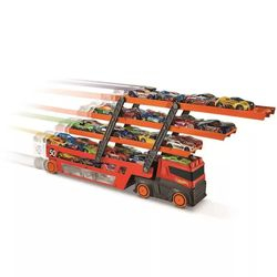 Hot Wheels Caminhão Mega Red Hauler 50th GHR48 - Mattel Menor preço em Hot Wheels Caminhão Mega Red Hauler 50th GHR48 - Mattel