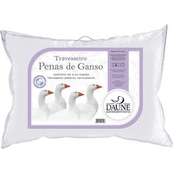 Menor preço em Travesseiro 100 Penas de Ganso 50x70cm - Daune