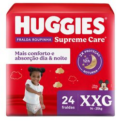 Fralda Descartável Roupinha Huggies Supreme Care XXG 24 Unidades é ruim? Fralda Descartável Roupinha Huggies Supreme Care XXG 24 Unidades é boa?