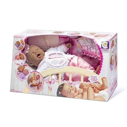 Boneca Bebe Reborn Hora do Lanche Baby Ninos - Cotiplás 2406 na Americanas  Empresas