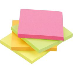 Recado Adesivo 4 Cores 50 Folhas 5x5cm - Office Basics é boa?