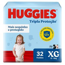 Fralda Descartável Huggies Tripla Proteção XG 32 Unidades é boa?