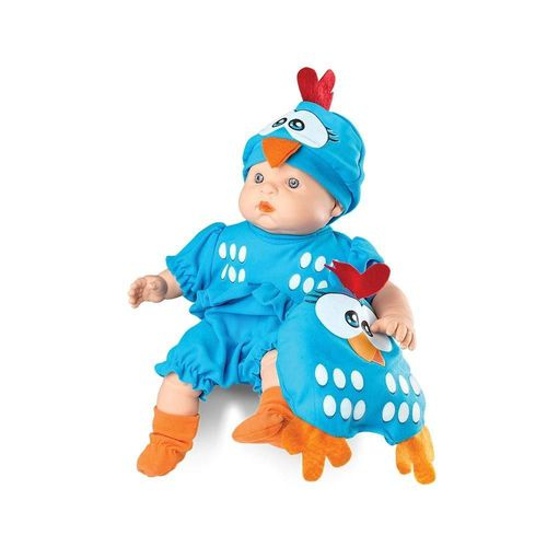 Boneco Bebê Real Menino Roupa Azul 5083 Roma no Shoptime