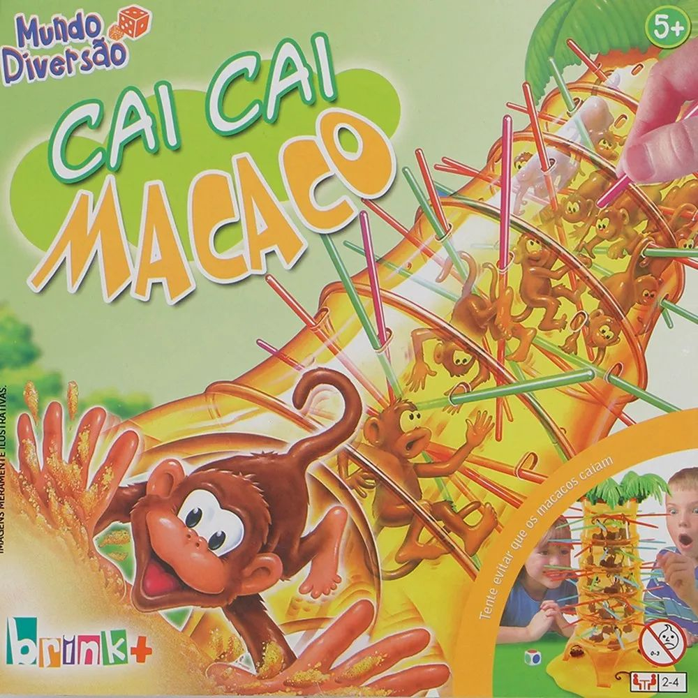 O DIVERTIDO JOGO DOS MACACOS DE BRINQUEDO QUE CAEM DA ÁRVORE