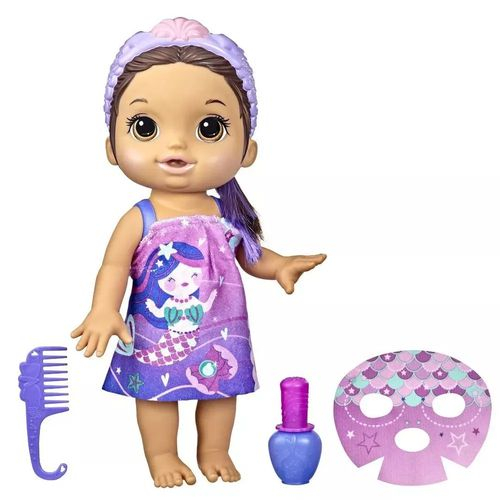 Conjunto Roupa Roupinha E Acessórios Para Boneca Bebê Little Mommy Mattel -  Vestido Azul Tiara E Meias - Compatível Com Bonecas Baby Alive E My Little  Collection - Pupee Brinquedos no Shoptime