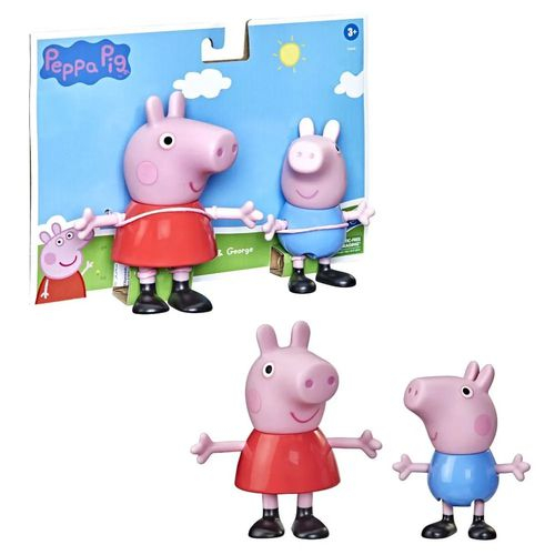 Boneco Peppa Pig - Geoge Pig Articulado 13cm - F6159 - Hasbro - Real  Brinquedos