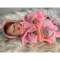 Boneca Bebe Reborn Barata Menina Princesa Enxoval