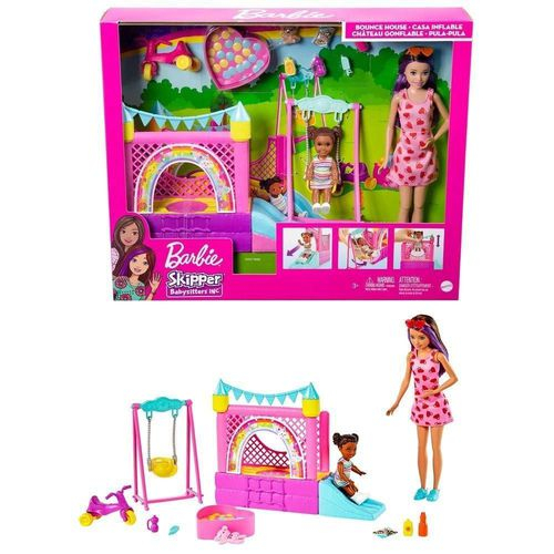 Boneca - Barbie Skipper Babysitter - Passeio no Parque (HHB68) MATTEL