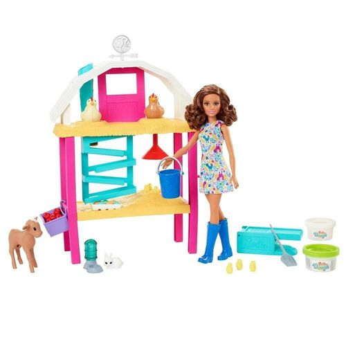 Playset Barbie Pet Shop Completo 25 Peças Mattel Grg90 - Playsets