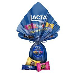 Ovo de Páscoa Lacta Favoritos 560g Menor preço em Ovo de Páscoa Lacta Favoritos 560g