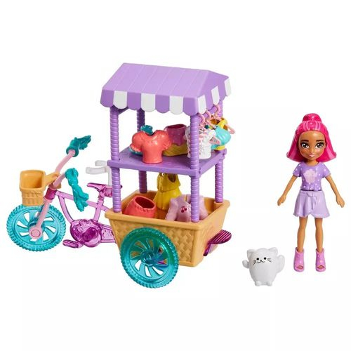 Polly Pocket Conjunto Brinquedo Salão De Unicórnio Arco-íris :  : Brinquedos e Jogos