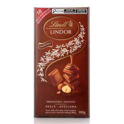 Barra de Chocolate Suíço Lindor Hazelnut 100g - Lindt Menor preço em Barra de Chocolate Suíço Lindor Hazelnut 100g - Lindt