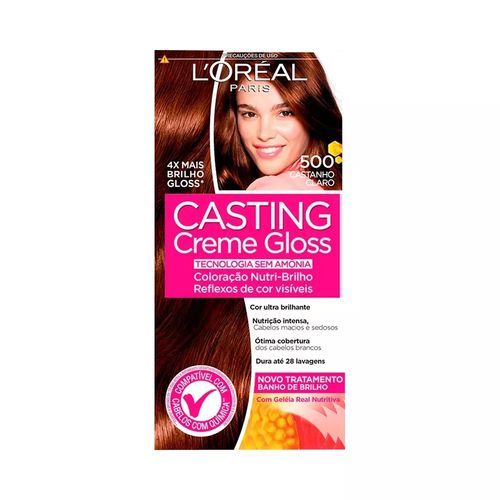 Tonalizante L'Oréal Richesse 5.8 Castanho Claro Marrom 50g - Doce