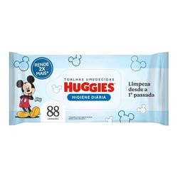 Lenço Umedecido Huggies Higiene Diária Rendem 2x Mais - 88 Unidades é boa?