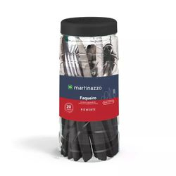 Faqueiro 20 Peças Piemonte Preto Martinazzo é boa?