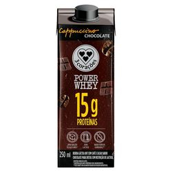 Bebida Láctea UHT Cappuccino Chocolate Zero Lactose 3 Corações Power Whey 250ml é boa?