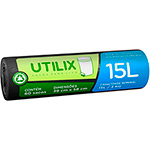 Utilix rolo preto com 60 sacos 15L