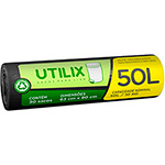 Utilix rolo preto com 30 sacos 50L