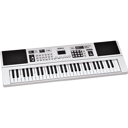 Teclado musical Tipo Yamaha Psr iniciante infantil criança no Shoptime