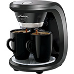 Cafeteira Elétrica Mondial Smart C-18 2 xícaras 130ml - Preta
