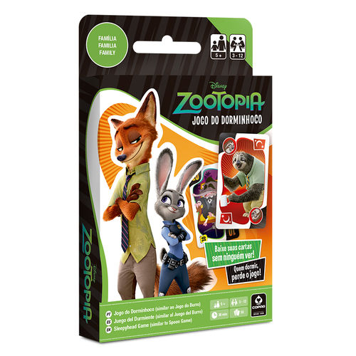 Jogo do Dorminhoco Zootopia - Copag - MP Brinquedos