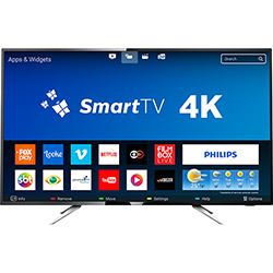 Smart TV LED 50" Philips 50PUG6102/78 UHD 4K com Conversor Digital 4 HDMI 2 USB Wi-fi 60hz - Preta é boa?