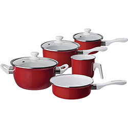 Jogo de Panelas Euro Home Ágatha Colors 5 Peças - Vermelha é boa?